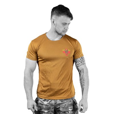 Тактична футболка CoolMax Medical Troops, Койот 85692-46 фото