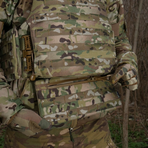 Защита живота с баллистическим пакетом 1 класс Militex cordura USA Multicam 17003 фото