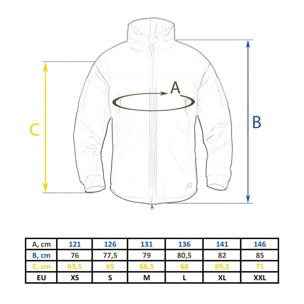 Зимняя куртка Helikon-Tex Level 7 Climashield® Apex 100g, Shadow Grey JW-VK-Hel-ShGrey-44 фото