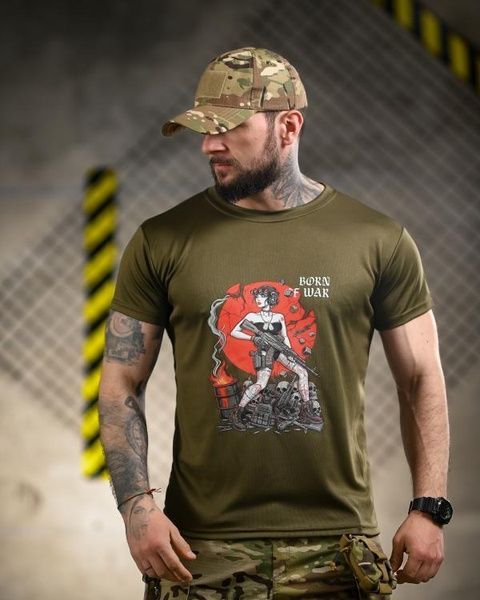 Тактическая футболка CoolMax Combat Diva Olive 96186-48 фото