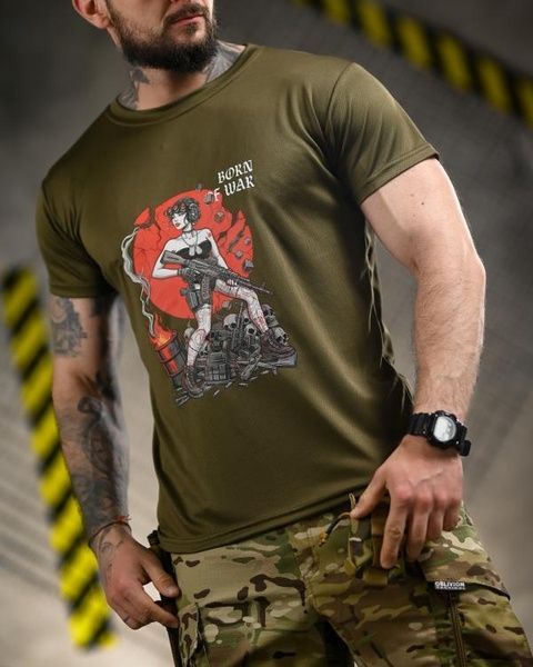 Тактическая футболка CoolMax Combat Diva Olive 96186-48 фото