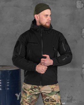 Тактична куртка Soft Shell Black SJ-12796-46 фото