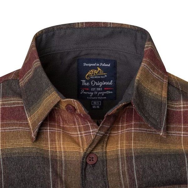 Рубашка Helikon GreyMan Polyester/Nylon Graphite Plaid KO-GMN-PN-PB-B02 фото