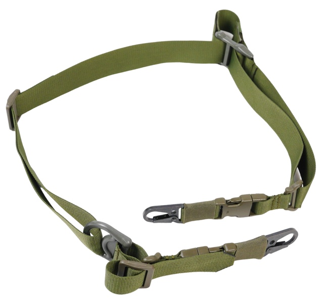 Ремінь 2-точковий Kiborg Gun Sling G-2 з пряжкою швидкого регулювання Triple-X Olive 8030 фото