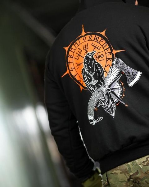 Военное Худи Crop Black 95085-48 фото