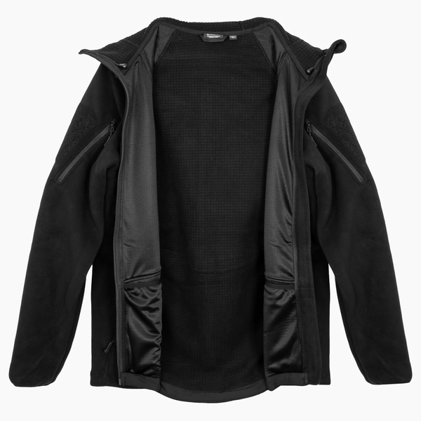 Кофта флисовая Helikon-Tex Patriot Jacket Hybrid Fleece Black FL-VK-PATHibr-B-44 фото