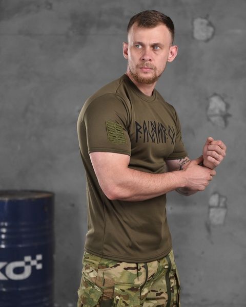 Тактична футболка CoolMax RAGNAROK Khaki 85881-46 фото