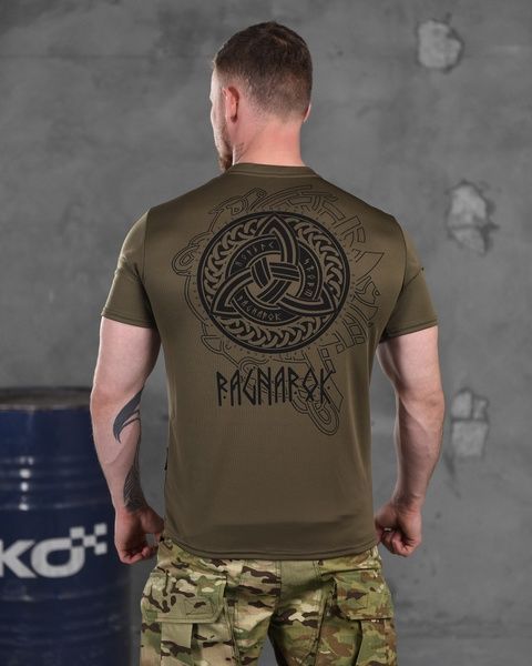 Тактична футболка CoolMax RAGNAROK Khaki 85881-46 фото