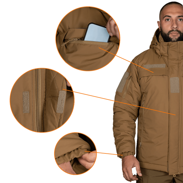 Зимова куртка Patrol System 3.0 Climashell Coyote 7272-48 фото
