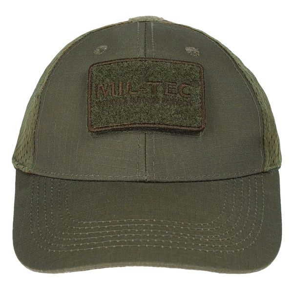 Тактична бейсболка MIL-TEC Net Baseball Cap Olive з сіткою 12317601 фото