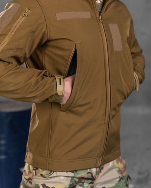 Тактична куртка Soft Shell Coyote Leon SJ-83824-46 фото