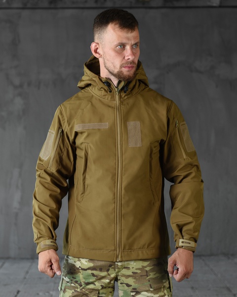 Тактическая куртка Soft Shell Coyote Leon SJ-83824-46 фото