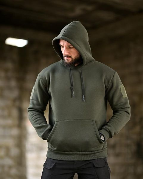 Военное Худи на флисе Soilder Olive 94097&ndash;48 фото