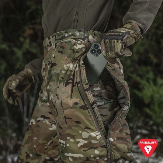 Зимние штаны M-TAC LEVEL 7 PRIMALOFT Multicam – купить теплые
