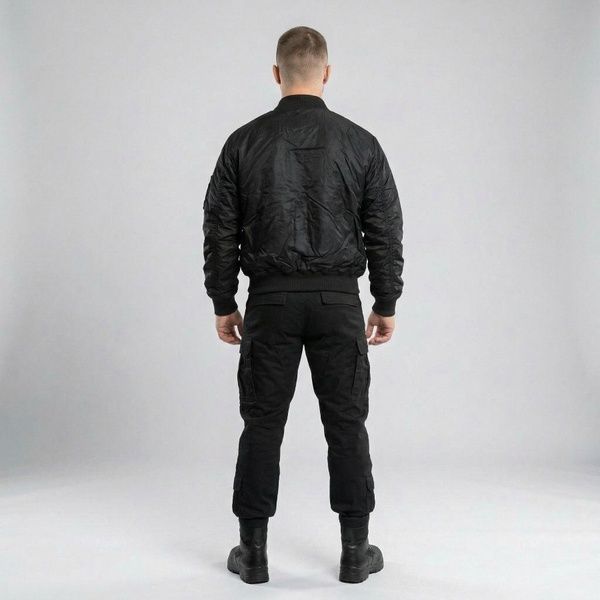 Тактическая куртка-бомбер Pilot Black 30411002-M фото