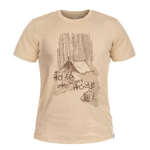 Футболка Helikon Home Sweet Home Khaki TS-HSH-CO-13-B03 фото