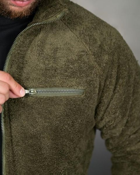 Флисовая кофта Sherpa Olive 97277-46 фото