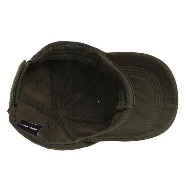 Бейсболка тактическая теплая MIL-TEC SoftShell Baseball Cap Olive 12317501 фото