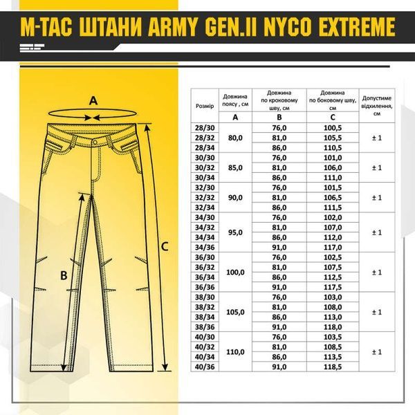 Штаны M-Tac ARMY GEN.II NYCO EXTREME Multicam 20086008-28/32 фото