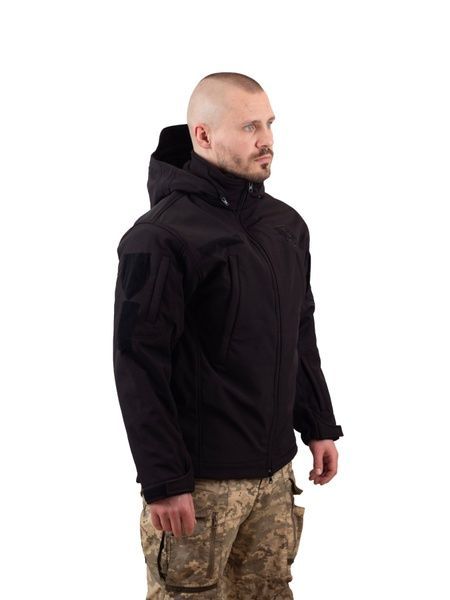 Куртка SoftShell с флисовой кофтой Black 4406002-46 фото