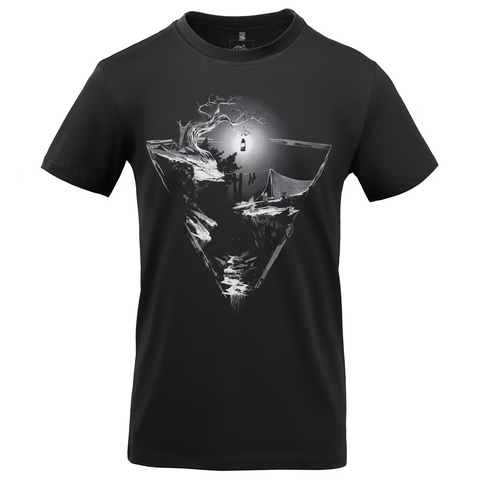 Футболка T-shirt Helikon Night Valley Black TS-NVL-CO-01-B03 фото