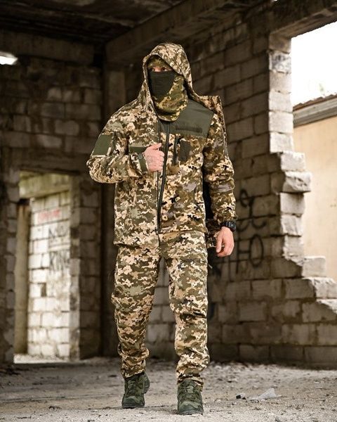 Тактичний костюм Soft Shell Omega 4в1 Pixel 93740-46 фото