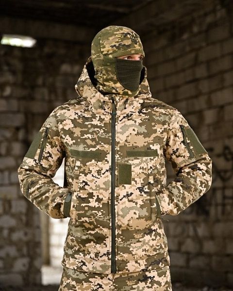 Тактичний костюм Soft Shell Omega 4в1 Pixel 93740-46 фото