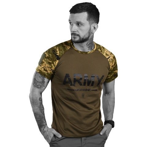 Тактическая футболка CoolMax AR Pixel Khaki 87156-46 фото