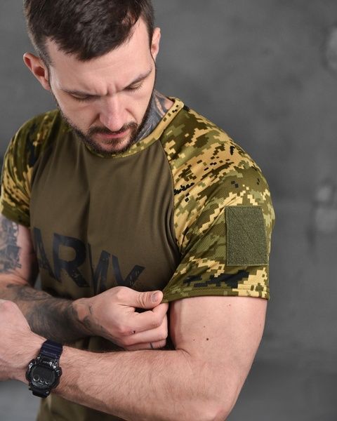 Тактична футболка CoolMax AR Pixel-Khaki 87156-46 фото