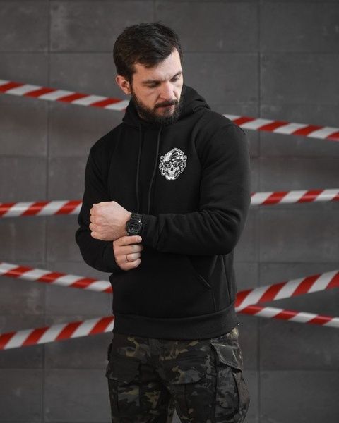 Військове Худі на флісі Silent Instinct Black 90207&ndash;48 фото