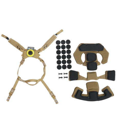 Підвісна система + подушки для шолому Team Wendy Cam Fit G2 Coyote 7077 фото