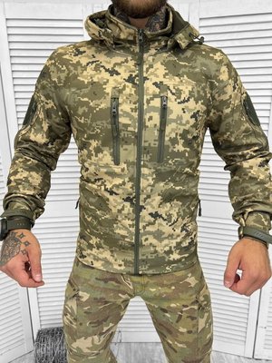 Демисезонная куртка Soft Shell Pixel Squad SJ-50137-52 фото