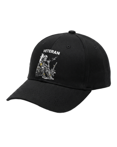 Тактична бейсболка Veteran Black 96915-B фото
