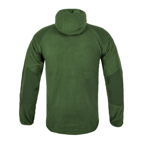 Кофта флісова Helikon-Tex Alpha Hoodie Jacket Grid Fleece Olive FL-VK-Alp-Ol-44 фото