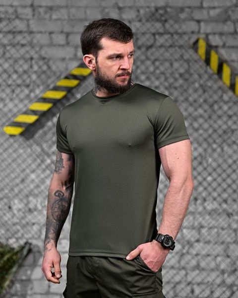 Тактична футболка CoolMax Wild and Armed Olive 92509-48 фото