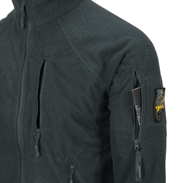 Кофта флисовая Helikon-Tex Alpha Tactical Jacket Shadow Grey BL-ALT-FG-35-B02 фото