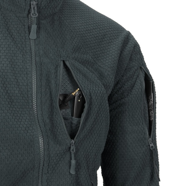 Кофта флісова Helikon-Tex Alpha Tactical Jacket Shadow Grey BL-ALT-FG-35-B02 фото