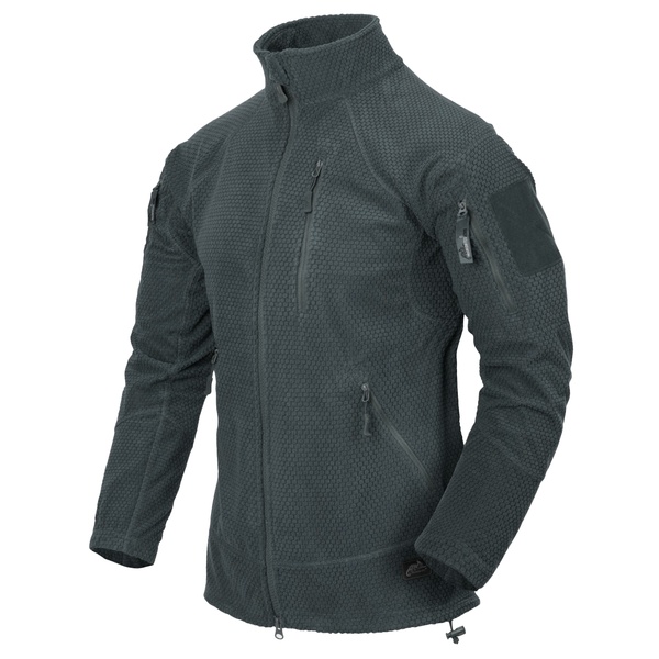 Кофта флисовая Helikon-Tex Alpha Tactical Jacket Shadow Grey BL-ALT-FG-35-B02 фото