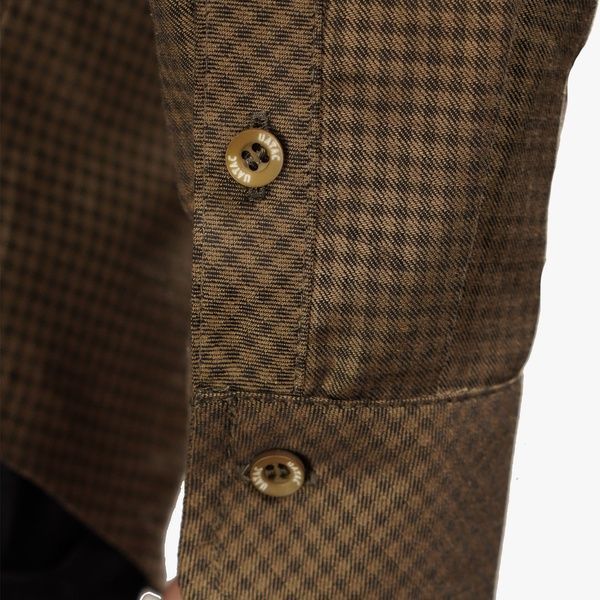 Сорочка Plaid в клітинку Khaki 5121-S фото