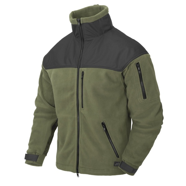 Кофта флісова тактична Helikon-Tex Classic Army Jacket Olive-Black FL-VK-ClArmJ-OlBl-46 фото