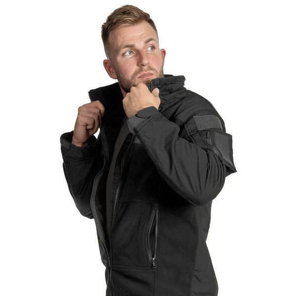Флісова кофта тактична MFH &laquo;Combat&raquo; Black 03811A-S фото