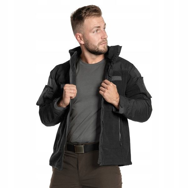 Флісова кофта тактична MFH &laquo;Combat&raquo; Black 03811A-S фото