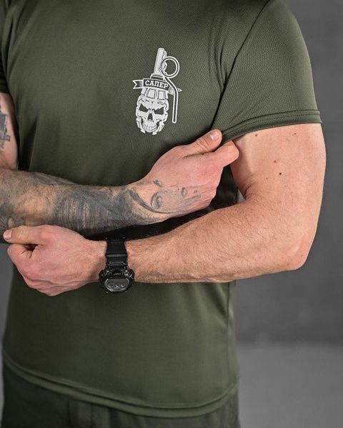 Тактическая футболка CoolMax Sapper Olive 92045-48 фото