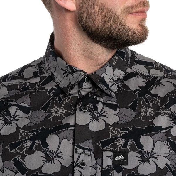 Сорочка Helikon Tactical Hawaiian Short Sleeve Shadow Grey KO-HAW-CB-1N-B02 фото