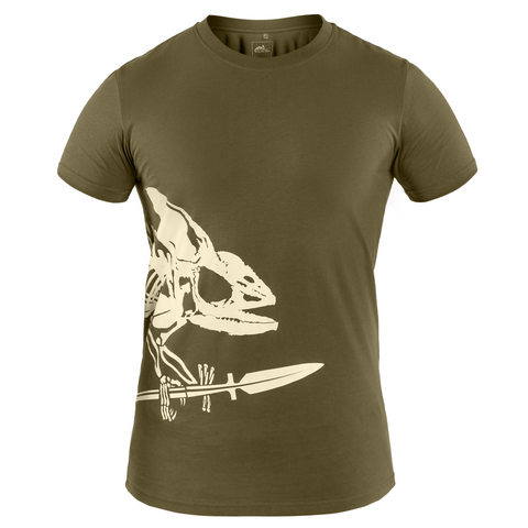 Футболка T-shirt Helikon Full Body Skeleton Olive Green TS-FBS-CO-02-B06 фото