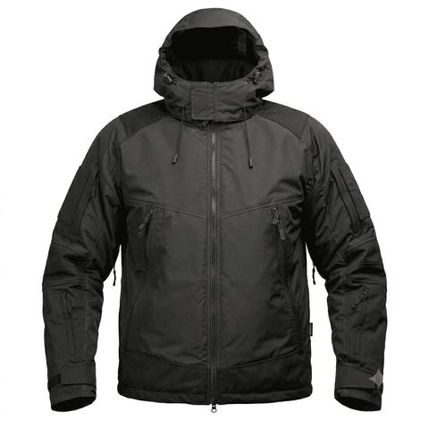 Тактична зимова куртка UATAC Black Membrane Climashield Apex L 373113 фото