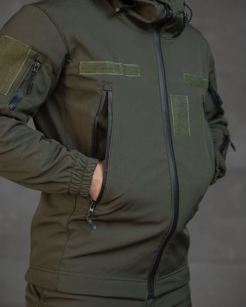 Тактичний костюм Soft Shell ACU Olive 89883-46 фото