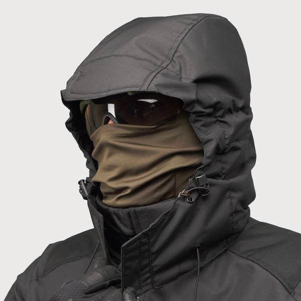 Тактична зимова куртка UATAC Black Membrane Climashield Apex L 373113 фото