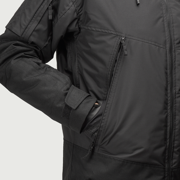 Тактична зимова куртка UATAC Black Membrane Climashield Apex L 373113 фото