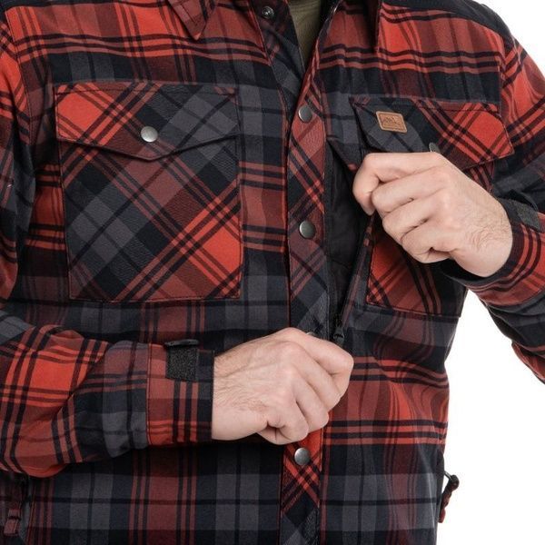 Рубашка Helikon Winter Warden Long Sleeve Slate Red KO-WWS-PB-PJ-B03 фото